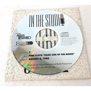 In The Studio , The Dark Side Of the Moon  by Pink Floyd CD, August 8, 1988